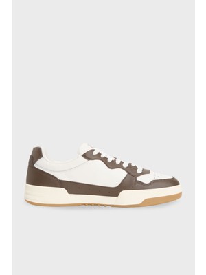Tommy Jeans Logolu Deri Sneaker Ayakkabı Erkek Ayakkabı EM0EM01443 0lı