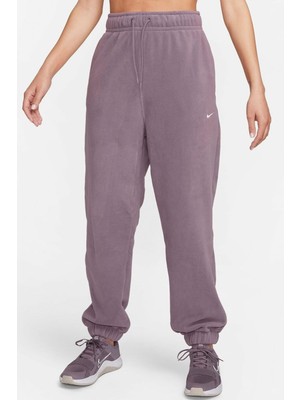 Nike Therma-Fıt One Women's Loose Fleece Pants Kadın Bol Kesim Yüksek Bel Eşofman Altı Mor