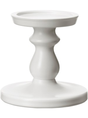 Şamdan, Beyaz, 13 cm