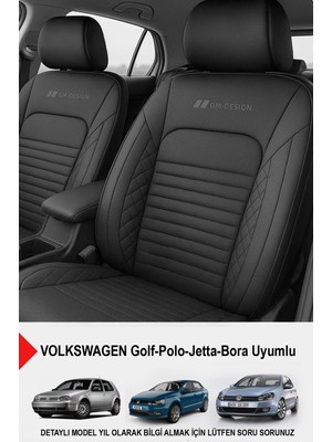 Istanbul Serisi Deri Oto Koltuk Kılıfı (Volkswagen Bora-Golf-Jetta-Polo Uyumlu)
