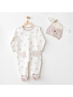Andywawa Bebek Tinny's Sheep Romper Şapka Tulum Set AC26154