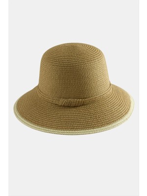 Zengezur Hasır Plaj Şapkası-Açık Pembe