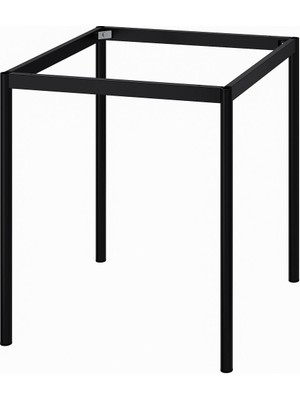 Yemek Masası Iskeleti, Siyah, 67X67X73 cm