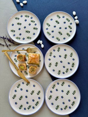 Wild Blueberry 6 Adet Tatlı Tabağı