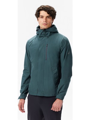 Nautica Erkek Yeşil Regular Fit Kapüşonlu Su Geçirmez Yağmurluk J57040T.3YG