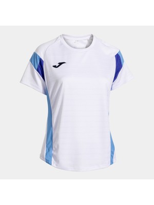 Joma Montreal Kadın Sıfır Yaka Beyaz Spor Tişört