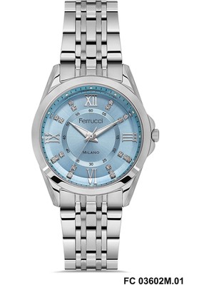 Ferrucci FC03602M.01 Gümüş Renk 30 mm Kadın Kol Saati