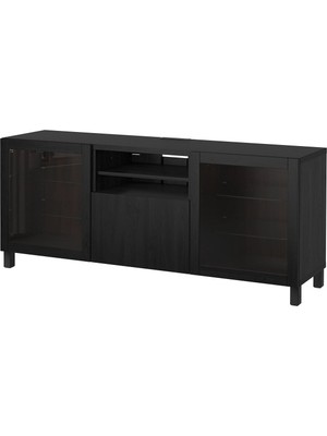 Tv Sehpası, Venge, 180X42X74 Cm, Lappvıken/sındvık, Çıt Çıt Raylı