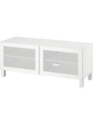 Tv Sehpası, Beyaz, 120X42X48 Cm, Mortvıken