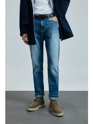 Lufian  Alesso Smart Mavi Erkek Jean Pantolon 111200188