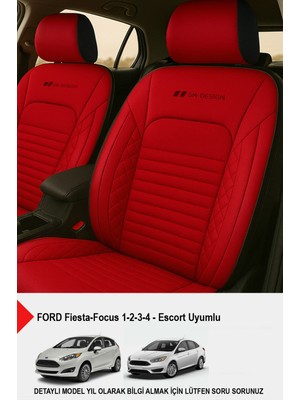 Istanbul Serisi Deri Oto Koltuk Kılıfı (Ford Focus-Fiesta-Escort Uyumlu)