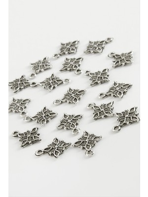 Zengezur Çiçek Tesbih Aparatı 50 Gram-Gümüş Rengi