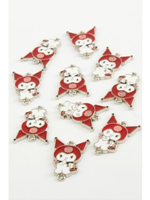 Zengezur Çzgflm Çift Kulplu Mineli Bileklik ve Kolye Ucu Aparatı 1 Adet-Turkuaz