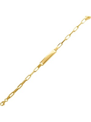 Nino Altın Ataç Zincir Çocuk Bilekliği