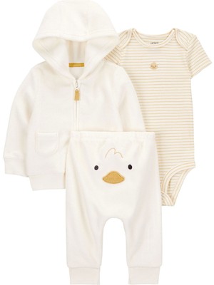 Bebek Ekru 3lü Hırkalı