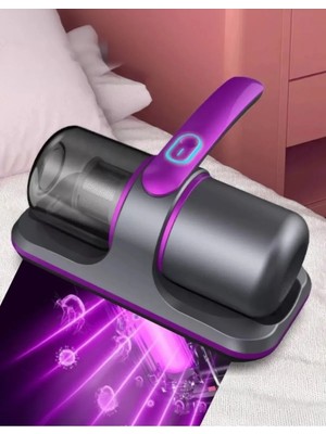 Kablosuz 100W Şarjlı Yatak Süpürgesi Uv Işıklı Toz Alma Cihazı