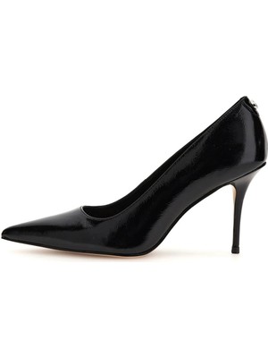Guess Prindy Kadın Siyah Deri Topuklu Ayakkabı FLFPRNLEP08-BLACK