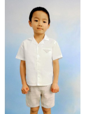 Mayoral Bermuda Erkek Takım - Krem