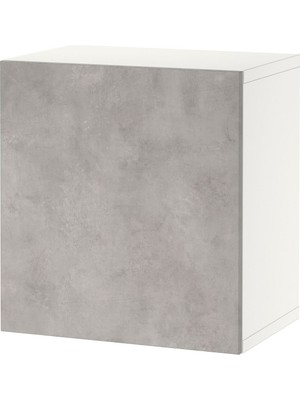 Raf Ünitesi, Beyaz-Açık Gri, 60X42X64 Cm, Kallvıken