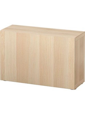 Raf Ünitesi, Ağartılmış Meşe Görünümlü, 60X20X38 Cm, Lappvıken