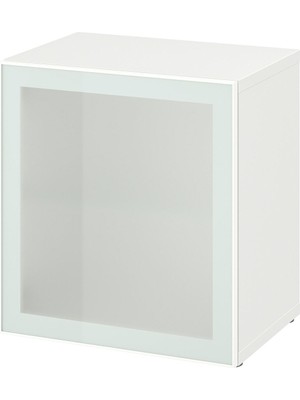 Raf Ünitesi, Beyaz-Buzlu Cam, 60X42X64 Cm, Glassvık