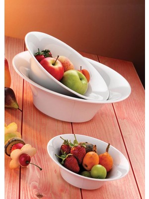 Kütahya Porselen Tavola 27 Cm.meyvalık Dekorsuz Kase