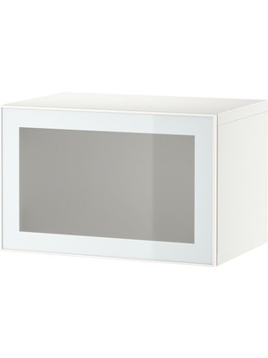 Raf Ünitesi, Beyaz-Buzlu Cam, 60X42X38 Cm, Glassvık