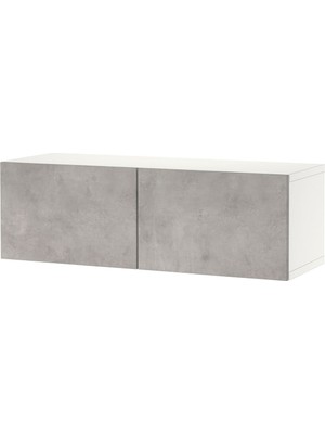 Raf Ünitesi, Beyaz-Açık Gri, 120X42X38 Cm, Kallvıken