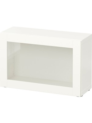 Raf Ünitesi, Beyaz-Şeffaf Cam, 60X20X38 Cm, Sındvık