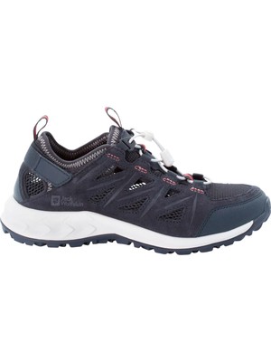 Jack Wolfskin Woodland 2 Hybrid Low Kadın Mavi Outdoor Ayakkabı