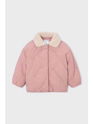 Mayoral Çiçekli Kız Mont - Pembe
