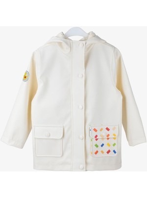 Şekerleme Kız Yağmurluk - Ekru