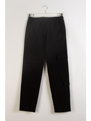 Kargo Cep Erkek Pantolon - Siyah