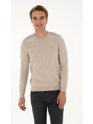 U.s. Polo Assn. TD01-BSK25 Taş Erkek Kazak 2226959