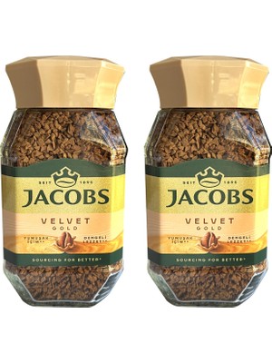 Jacobs Velvet Gold 100 gr Çözünebilir Kahve x 2 Adet