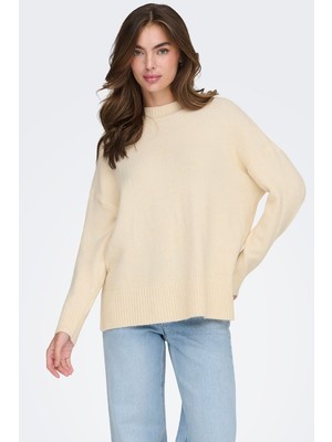15352853 Onlhazel Ls Hıghneck Overs Pull Knt Noos