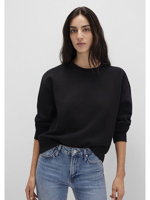 Mavi Bisiklet Yaka siyah Sweatshirt 1S10390-900