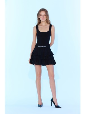 Sagaza Studio SS6006 Sıyah Elbise