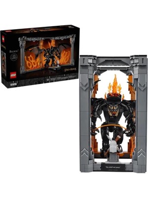 Ceylan Adam  10367 LEGO Icons - Yüzüklerin Efendisi: Balrog™ Kitaplık Dekoru 1201 Parça +18 Yaş