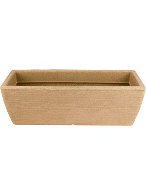 Bostann Dekoratif Saksı - Lyssa 170 - 27L - Bej