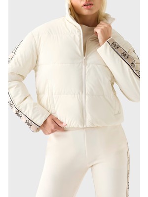 Guess Kapitoneli Logolu Regular Fit Dik Yaka Şişme Mont V5BL11WGYC2 Bayan Mont V5BL11 Wgyc2 G6K5