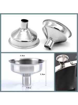 Mini Paslanmaz Çelik Huni Içecek Matarası Doldurma Aparatı