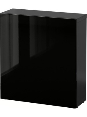 Raf Ünitesi, Venge-Parlak Cila-Siyah, 60X22X64 Cm, Selsvıken