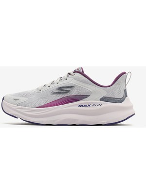 Skechers Max Run Pacewave Kadın Gri Koşu Ayakkabısı 129202 Gry