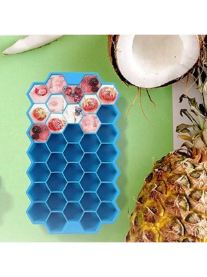 37 Bölmeli Slikon Petek Şeklinde Buz Kalıbı (4989)