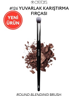 Yuvarlak Karıştırma Fırçası #126, Makyaj Için Ideal ve Şık Tasarım