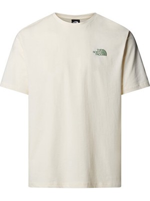 The North Face U Nse Slopes Relaxed S/s Tee-Graphic Unisex Outdoor Tişörtü NF0A8E4EQLI1 Beyaz