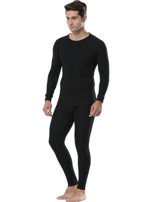 Poppy Termal Siyah Uzun Kol Alt-Üst Takım Outdoor Pt-40