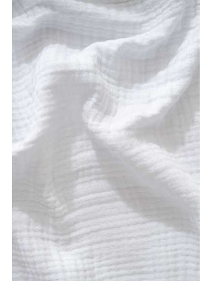 Müslin Yatak Örtüsü Ultra Yumuşak Yüksek Kaliteli 4 Kat Muslin Pike (Tek Kişilik (180X240 Cm)