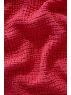 Müslin Yatak Örtüsü Ultra Yumuşak Yüksek Kaliteli 4 Kat Muslin Pike (Tek Kişilik (180X240 Cm)